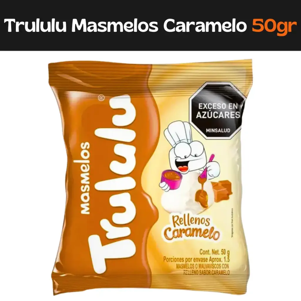 Trululu Masmelos Rellenos Caramelo 50g