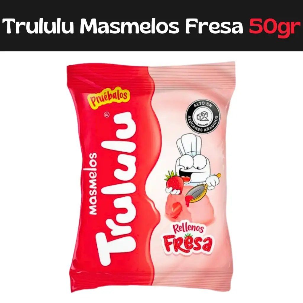 Trululu Masmelos Rellenos Fresa 50g