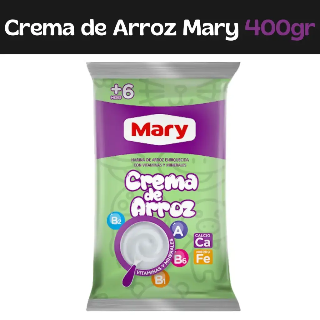 Crema De Arroz Mary 450g (E)