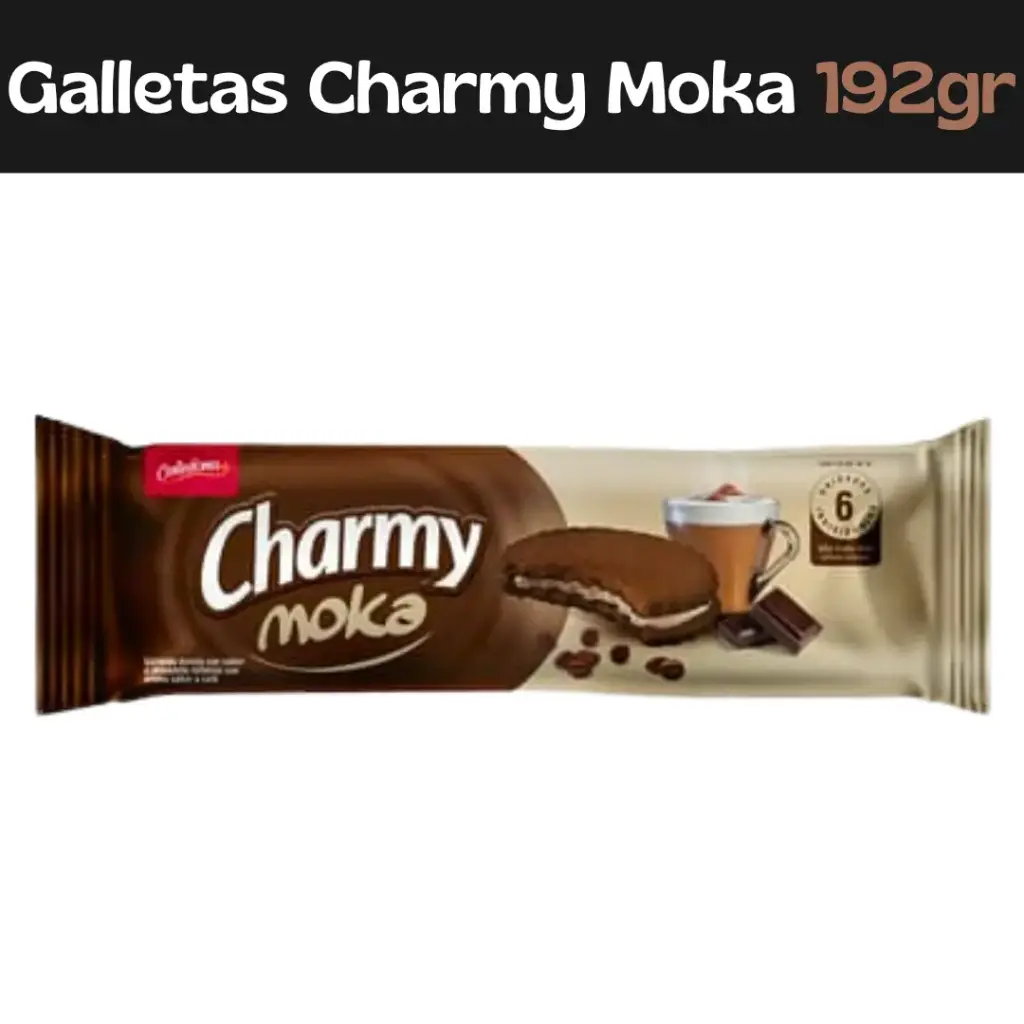Galletas Charmy Moka 192gr