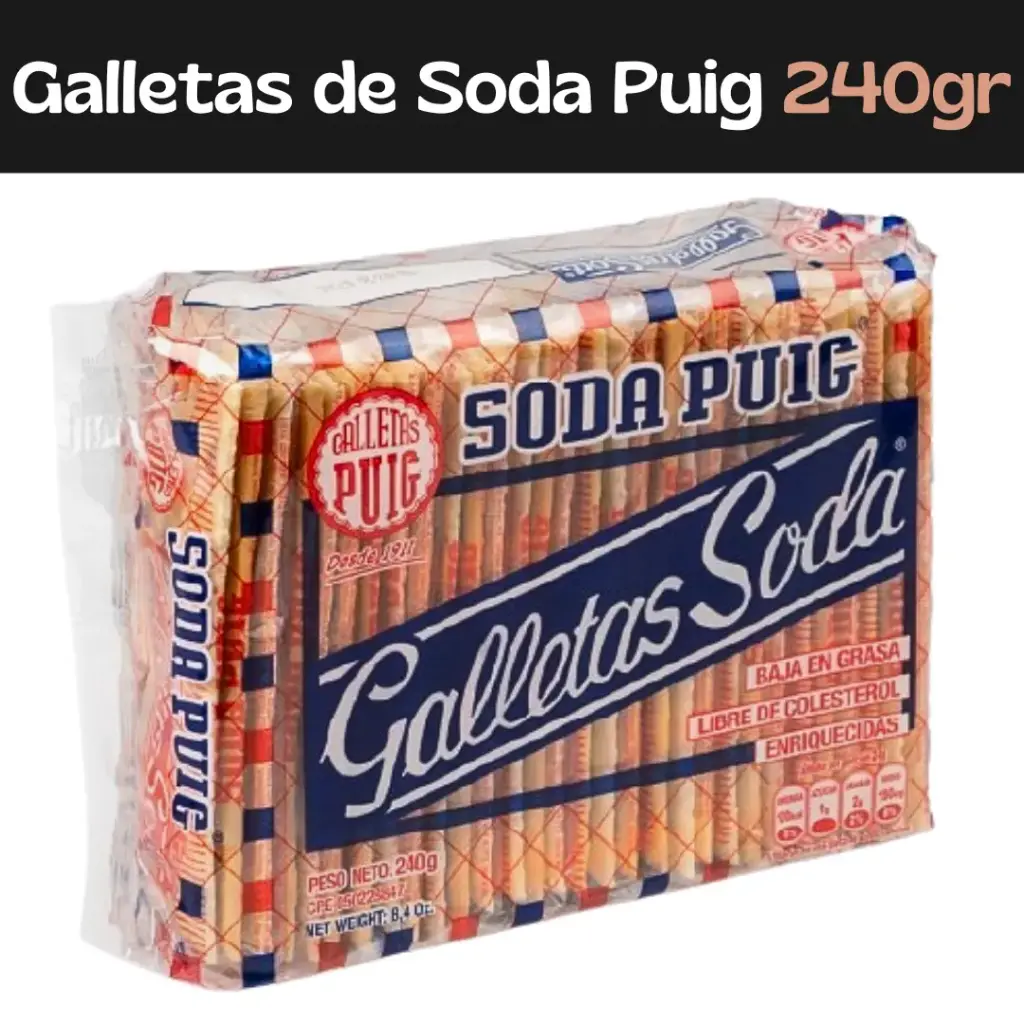 Galletas Soda Puig 240g