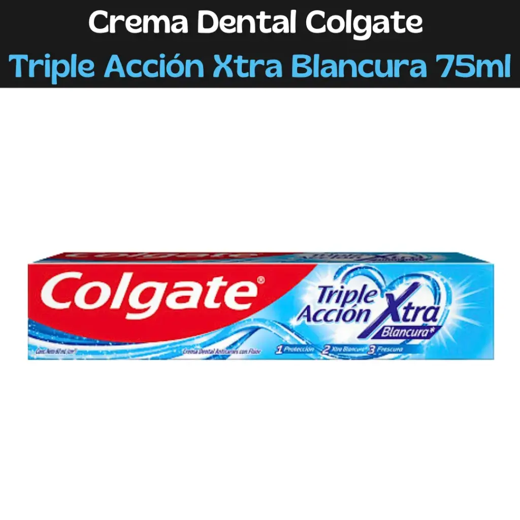 Crema Colgate Triple Acción Xtra Blancura 75ml 