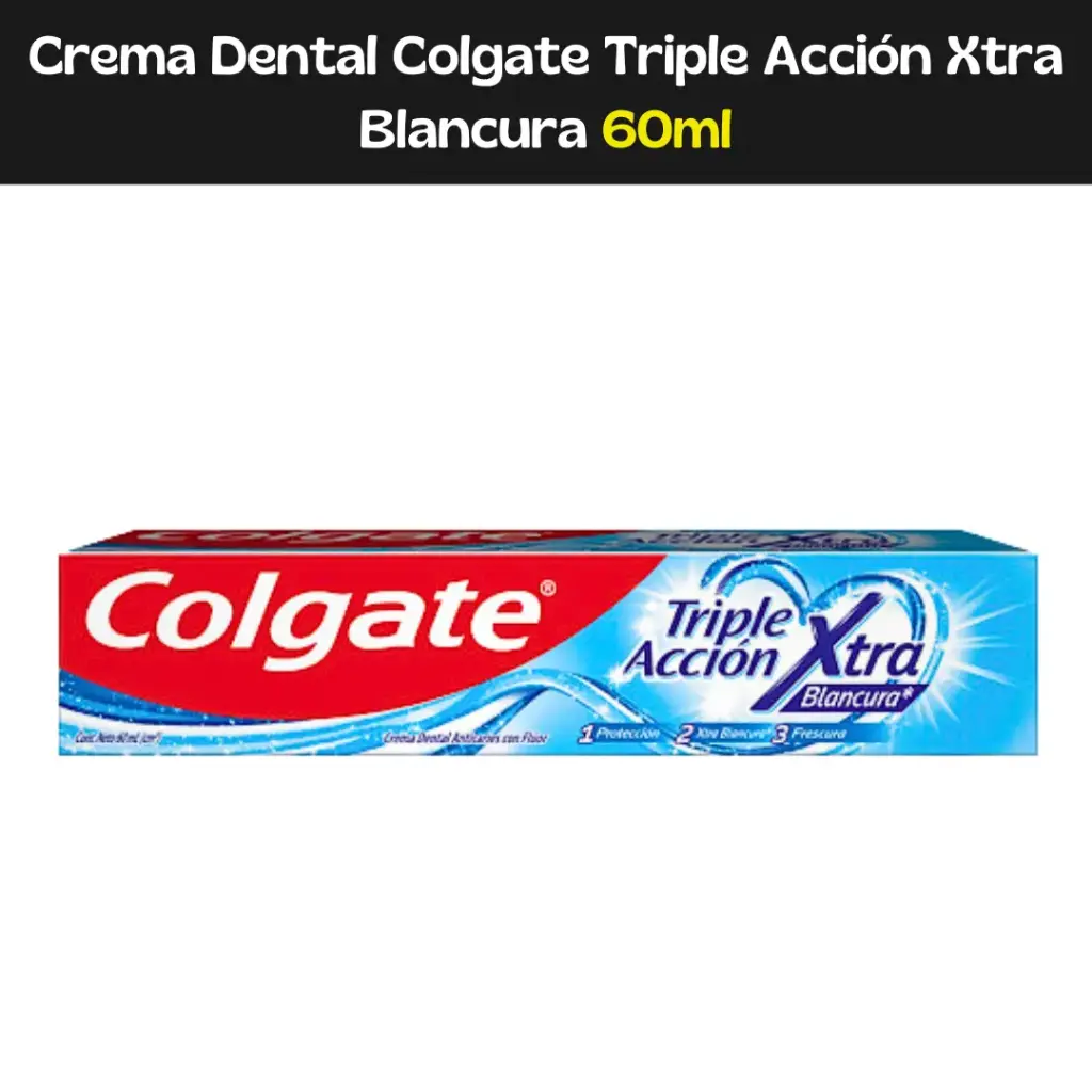 Crema Colgate Triple Acción Xtra Blancura 75ml 