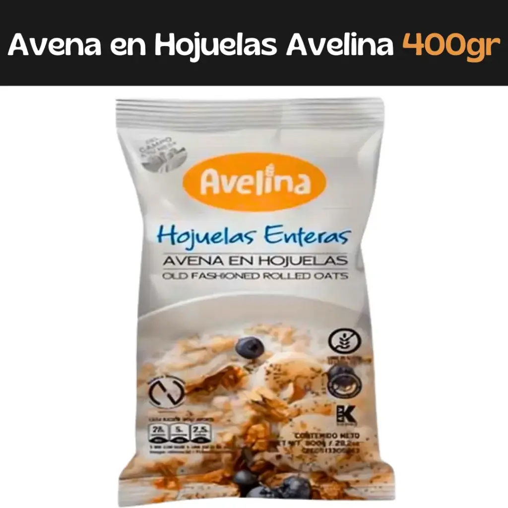 Avena En Hojuelas Enteras Avelina 400g (E)