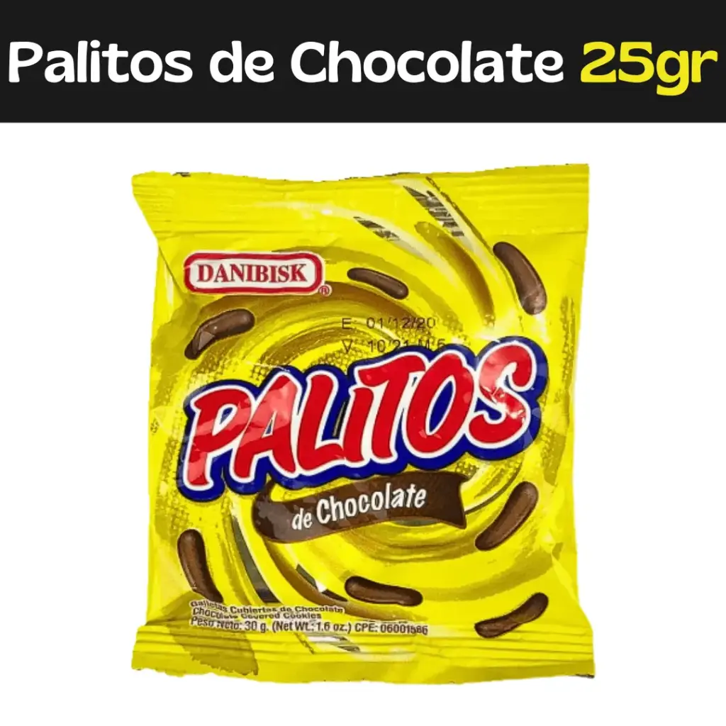 Palitos de Chocolate Danibisk 30g
