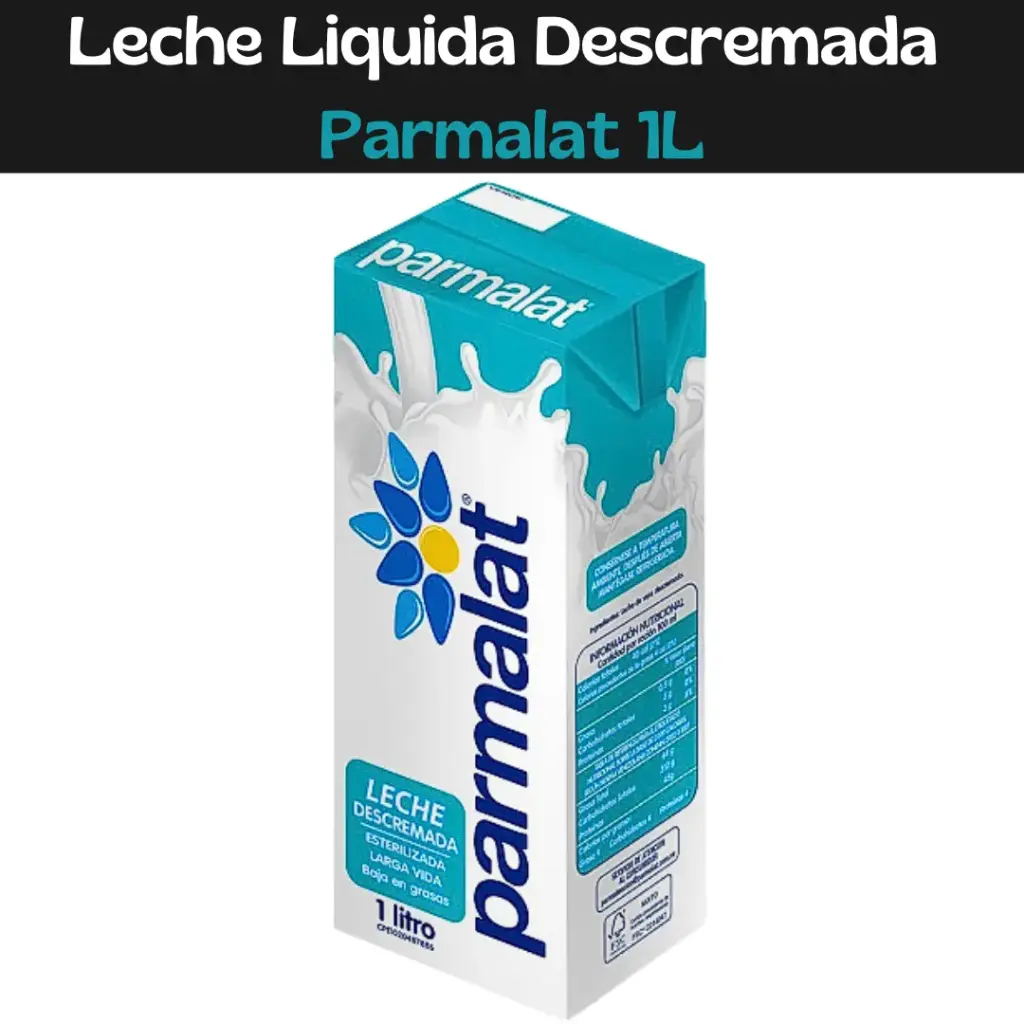 Leche Liquida Descremada Parmalat 1L (E)