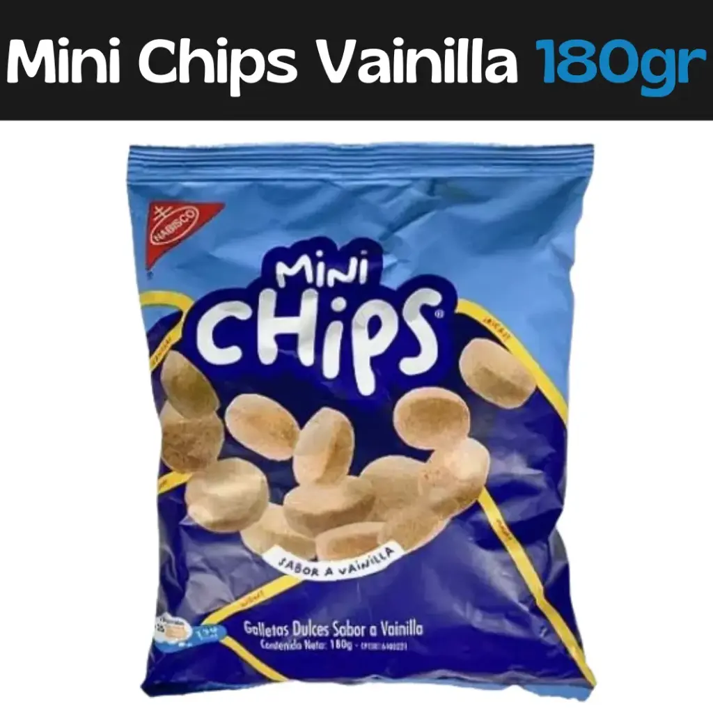 Mini Chips Vainilla 180g