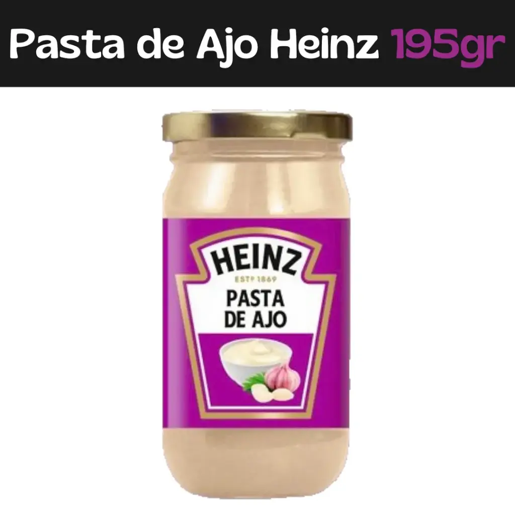Pasta de Ajo Heinz 195g