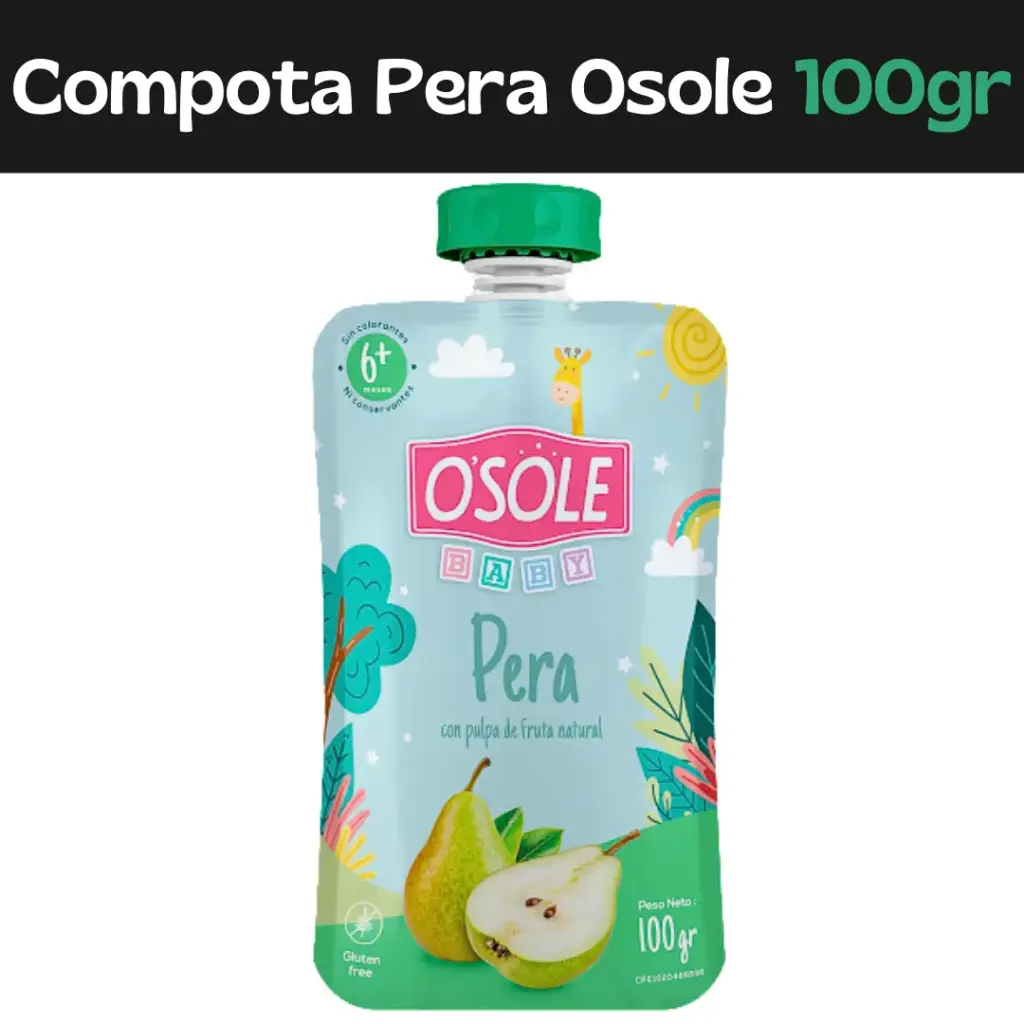 Compota Pera Osole 100g