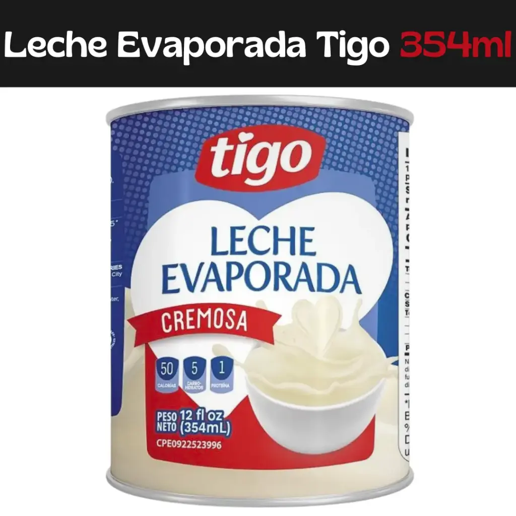 Leche Evaporada Tigo 354ml (E)