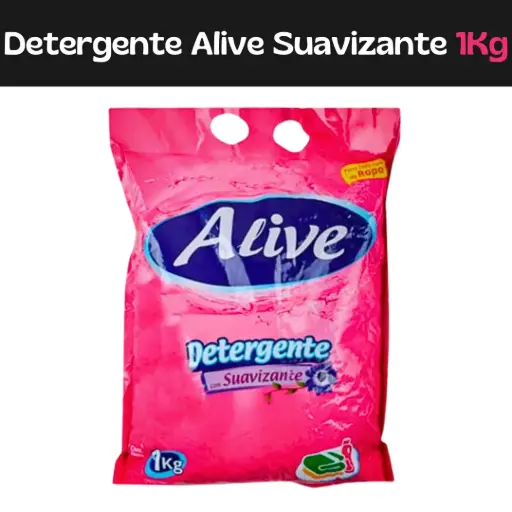 [7597597002058] Detergente Suavizante Alive 1Kg