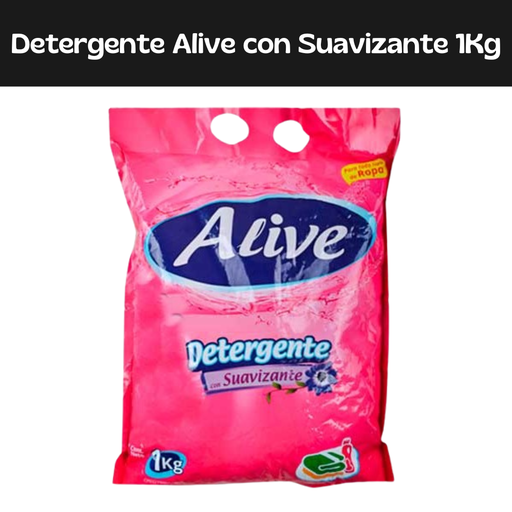 [7597597002058] Detergente Suavizante Alive 1Kg