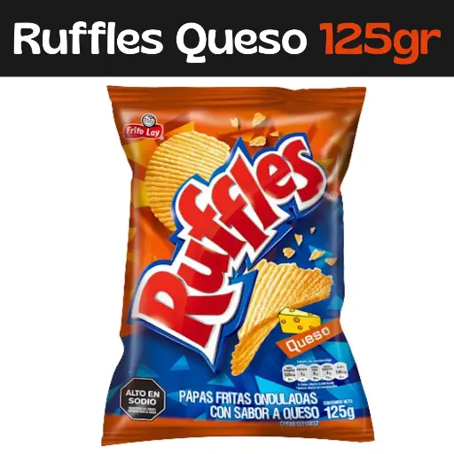 [7591206114378] Ruffles Queso 125gr