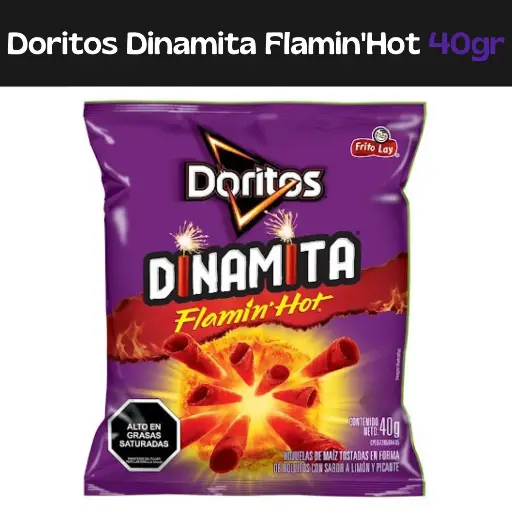 [7591206285627] Doritos Dinamita Flamin'Hot 40g