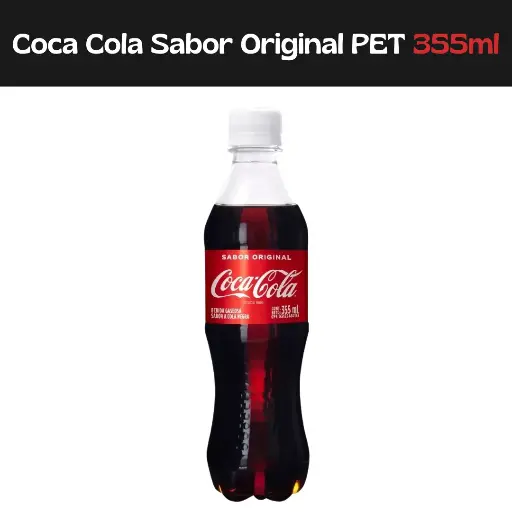 [7591127104540] Refresco Coca Cola Sabor Original PET 355ml