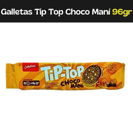 [7591164000133] Galletas Tip-Top Choco Mani 96Gr