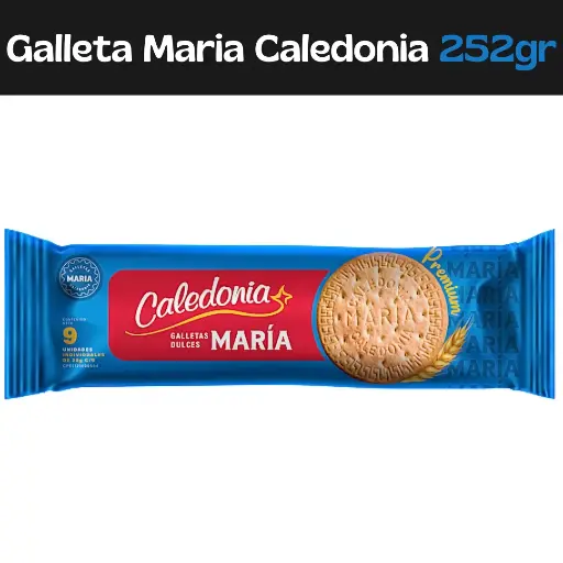[7597417000721] Galletas Maria Caledonia 252gr
