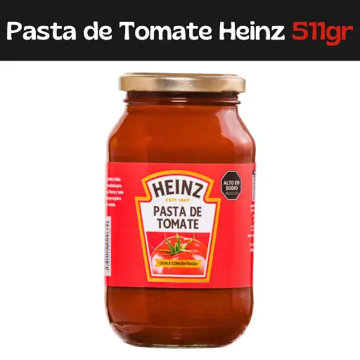 [7591112022682] Pasta de Tomate Heinz 511g