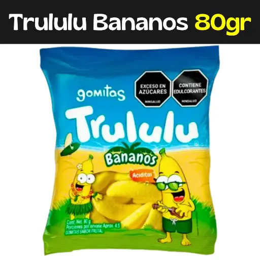 [7702993043868] Trululu Bananos 80g