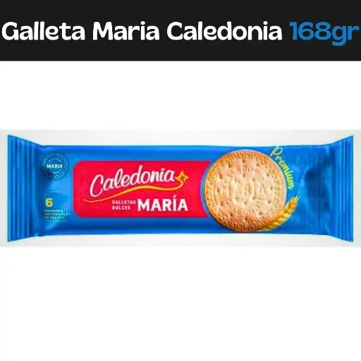 [7597417000738] Galletas Maria Caledonia 168gr