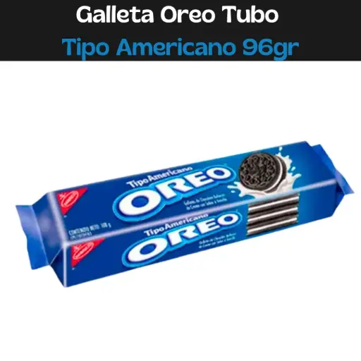 [7622202213656] Galletas Oreo Tubo Tipo Americano 96gr