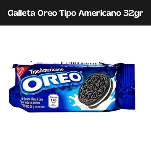 [7622202213779] Galletas Oreo Tipo Americano 32gr