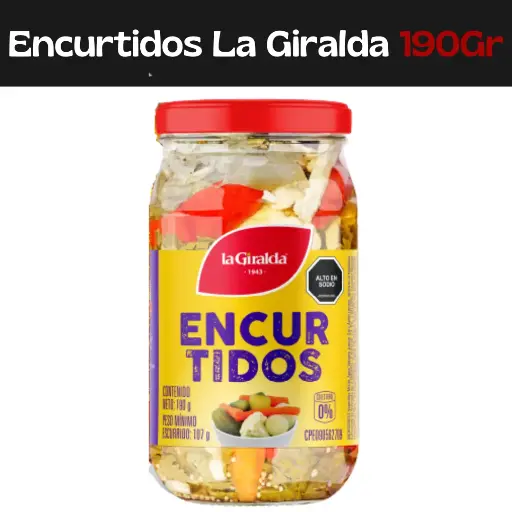 [7591015001265] Encurtidos La Giralda 200g