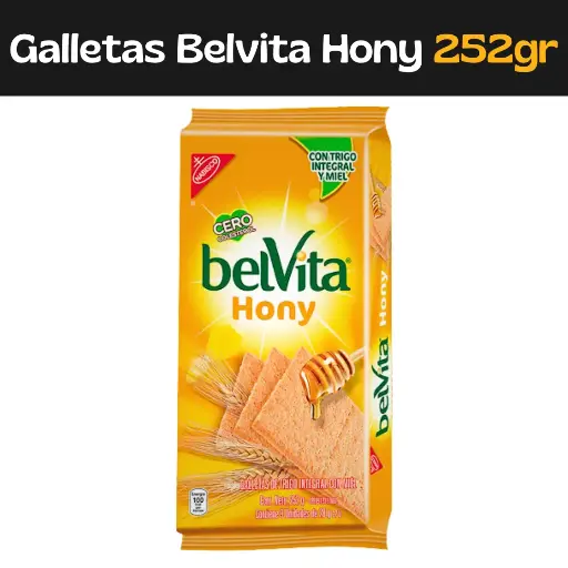 [7590011890910] Galletas Belvita Hony 252gr