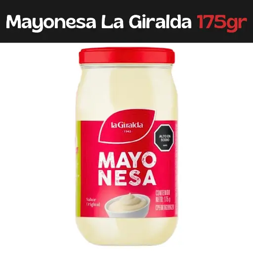 [7591015001067] Mayonesa La Giralda 175g (E)