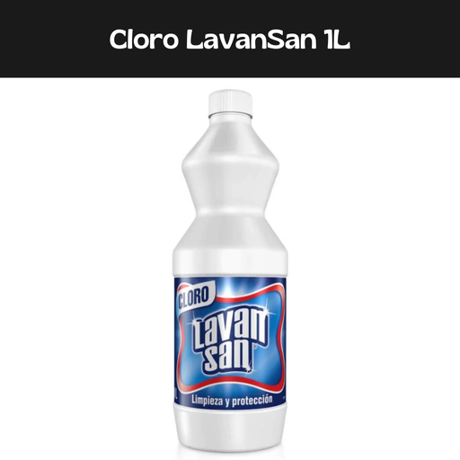 [7597130000800] Cloro Natural LavanSan 1L