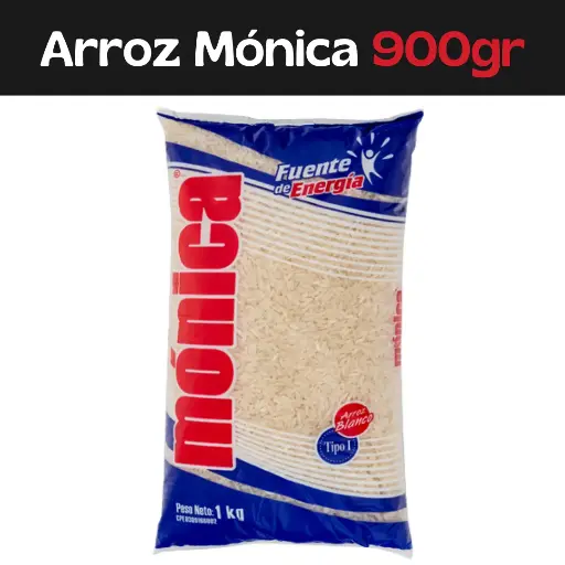 [7591104000100] Arroz Monica 900g (E) 