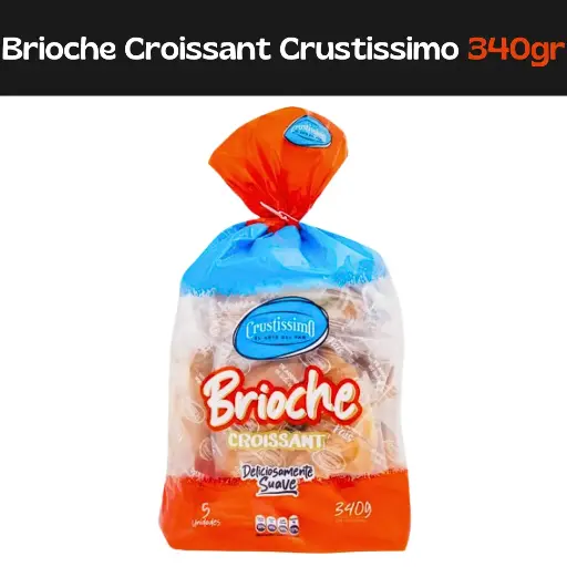 [7592109001512] Brioche Croissant Crustissimo 340gr (E)