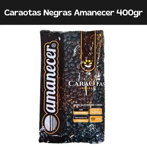 [7599450000089] Caraotas Negras Amanecer 400g