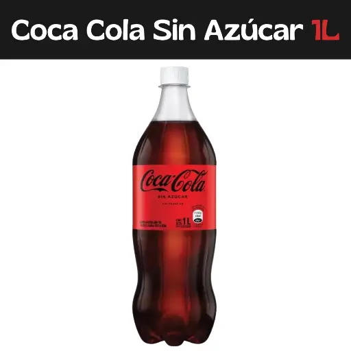 [7591127113320] Refresco Coca Cola Sin Azúcar 1L