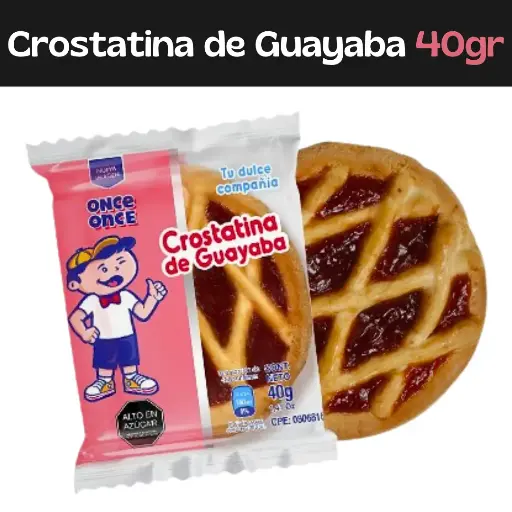 [7591316000264] Crostatina de Guayaba Once Once 40g