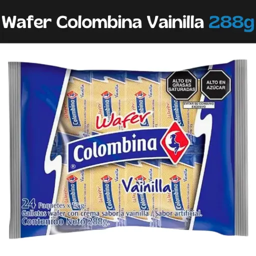 [7702011026408] Wafer Vainilla Colombina 288g