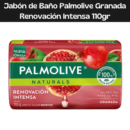 [7509546677002] Jabón de Baño Palmolive Granada Renovación Intensa 110gr