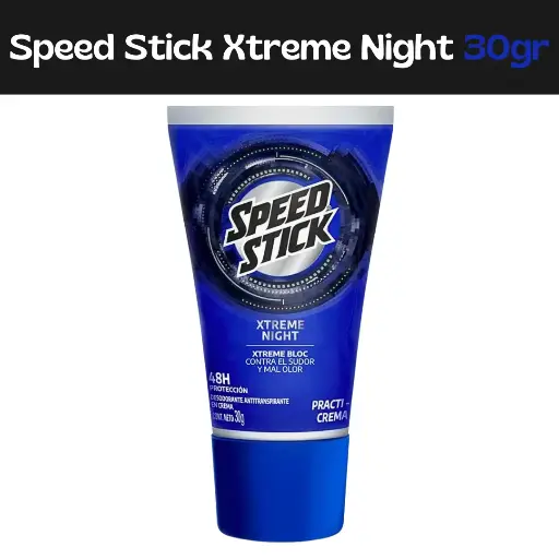 [7501033204920] Desodorante Crema Speed Stick Xtreme Night 30g