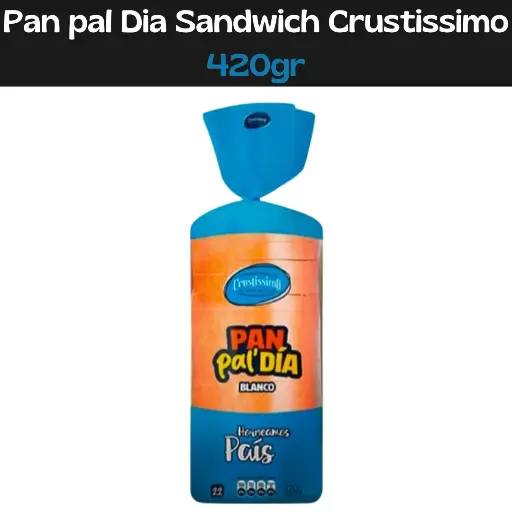 [7592109001697] Pan pal Dia Sandwich Crustissimo 420gr (E)