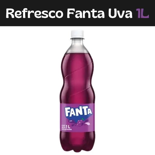 [7591127613325] Refresco Fanta Uva 1L