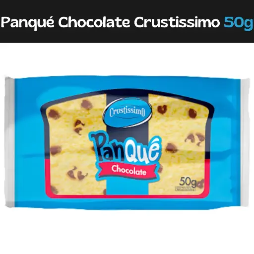 [7592109001307] Panque Chocolate Crustissimo 50gr