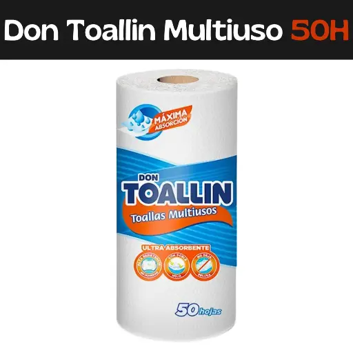 [7591098000698] Toallin Multiusos Don Toallin 50H 