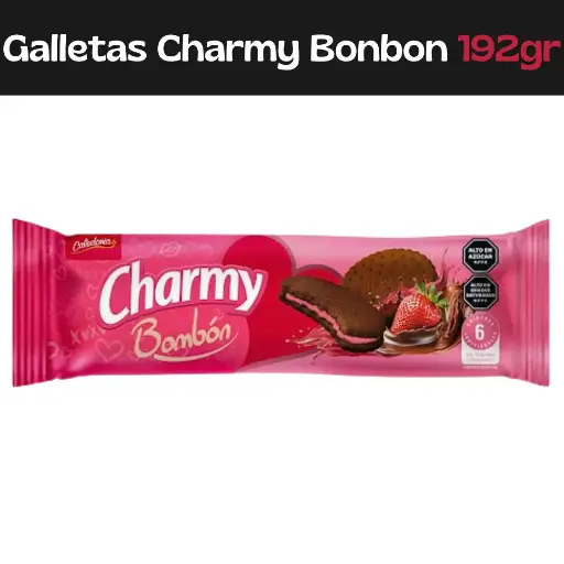[7591164000560] Galletas Charmy Bonbon 192gr