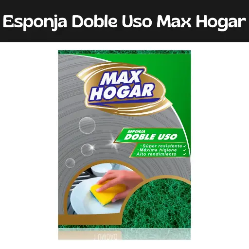 [7597414100226] Esponja Doble Uso Max Hogar