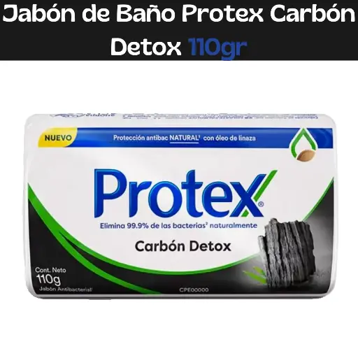 [7509546680422] Jabon Protex Carbón Detox 110g