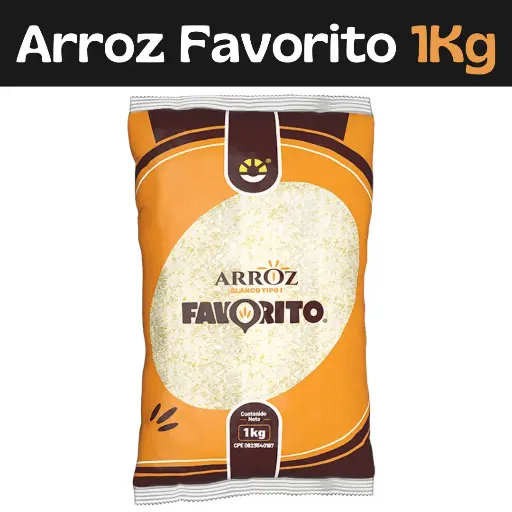 [7599450000027] Arroz Favorito 1Kg (E)