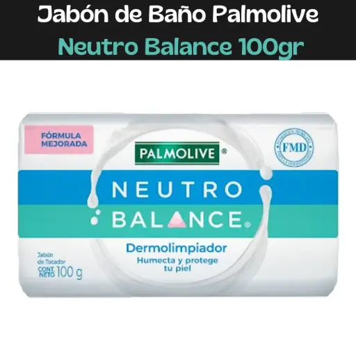 [7509546075013] Jabón de Baño Palmolive Neutro Balance 100gr
