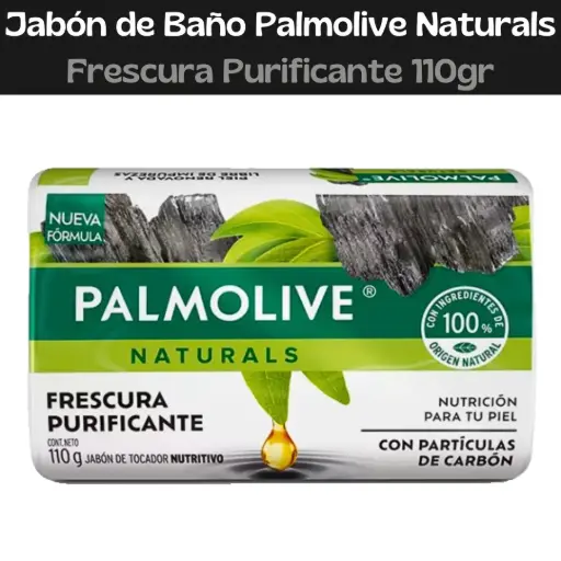 [7509546676951] Jabón de Baño Palmolive Frescura Purificante 110gr