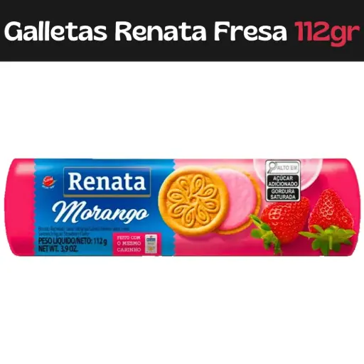 [7896022207069] Galletas Fresa Renata 112g