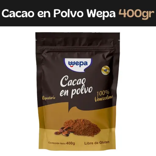 [765542343229] Cacao En Polvo Wepa 400g